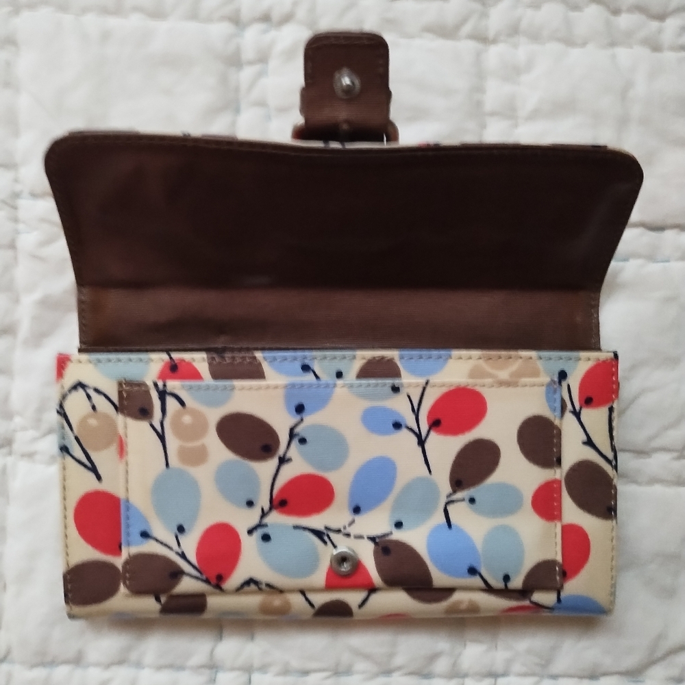 Boden Multicolor Leaf Pattern Wallet - image 2
